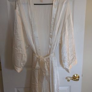 White Satin Vera Wang Robe